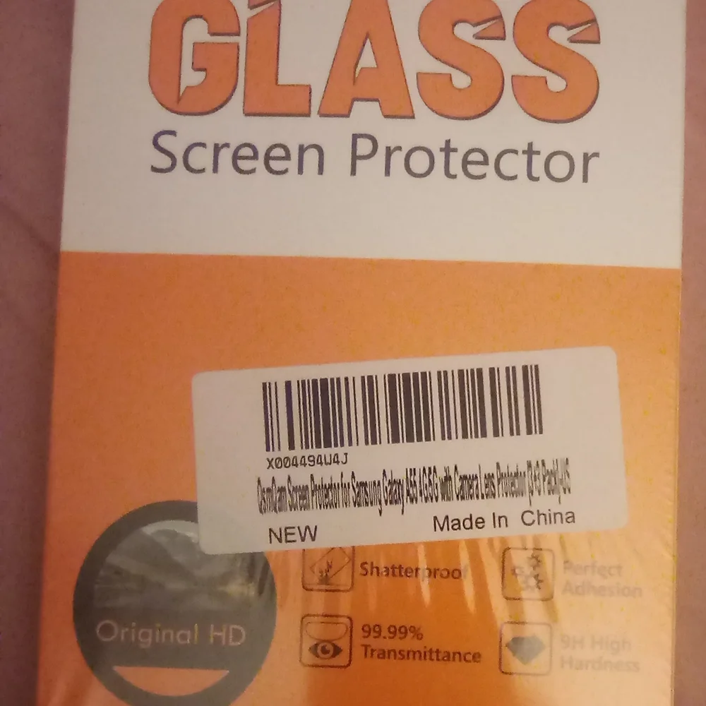 QsmQam Tempered Glass Screen Protector For Samsung Galaxy Phones